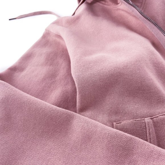 RARE TOM FORD Logo Hoodie Sweatshirt Full Zip GARMENT DYED Salmon Pink Boxy XL - Picture 11 of 13